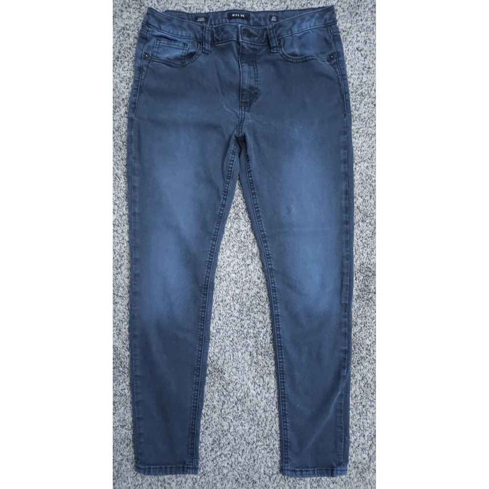 Miss Me Jeans Juniors Size 28 Midnight Blue Super Skinny Jeans